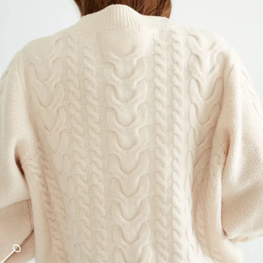 Dam Pierre Robert Cable Cardigan Ull